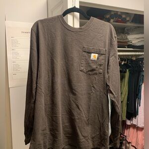 Carhartt brown longsleeve